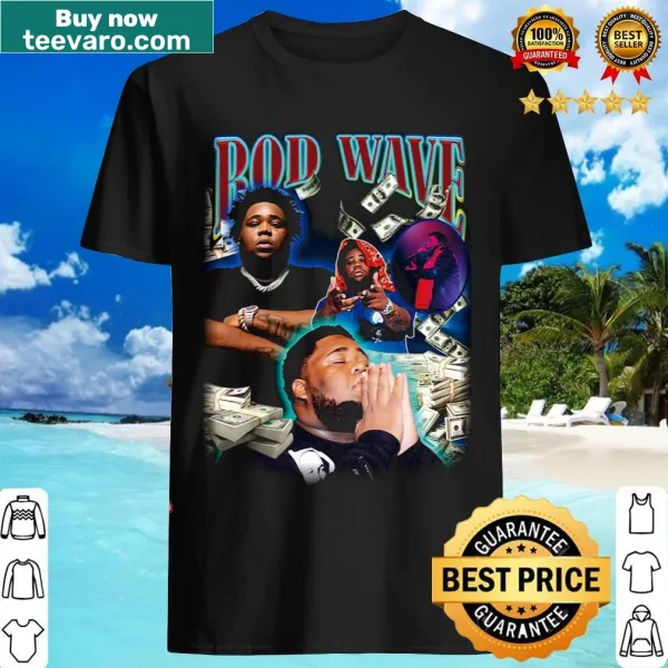 Rod Wave-themed T-shirt with bold typography