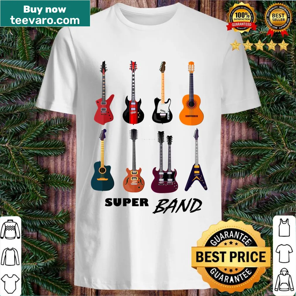 Bold T-shirt celebrating band camaraderie with playful typography — on a men's t-shirt