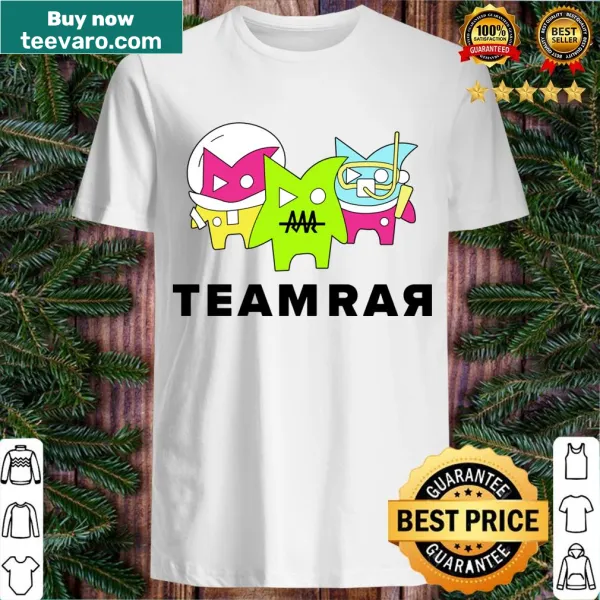 Funny Team Rar Monsters t-shirt with playful graphics