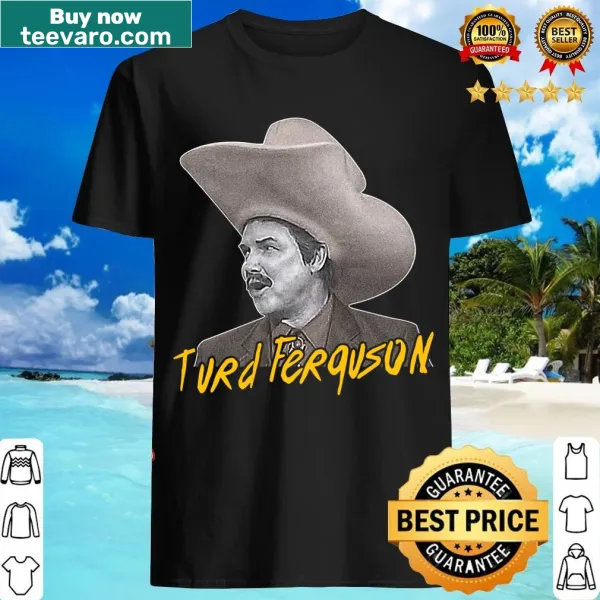 Retro graphic of Turd Ferguson from SNL on a T-shirt