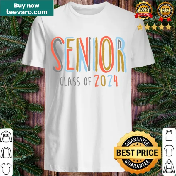 T-shirt with text Class Of 2024 for students and teachers