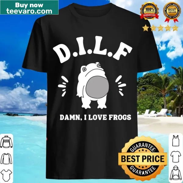Funny frog-themed t-shirt for dads with humorous text