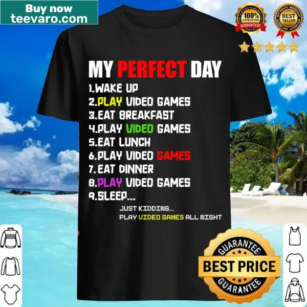 Funny gamer T-shirt with humorous text for gaming enthusiasts