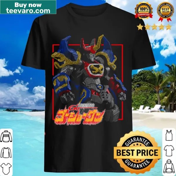 Hand-lettered Go Shogun graphic on T-shirt