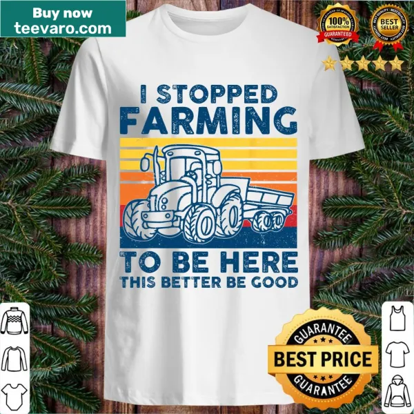 Vintage funny T-shirt about farming and events