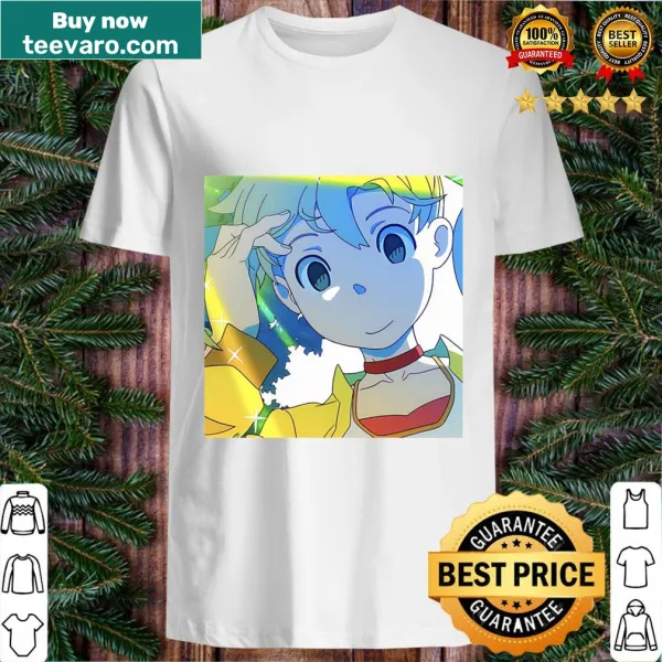 Illustrated summer-themed design on a T-shirt.