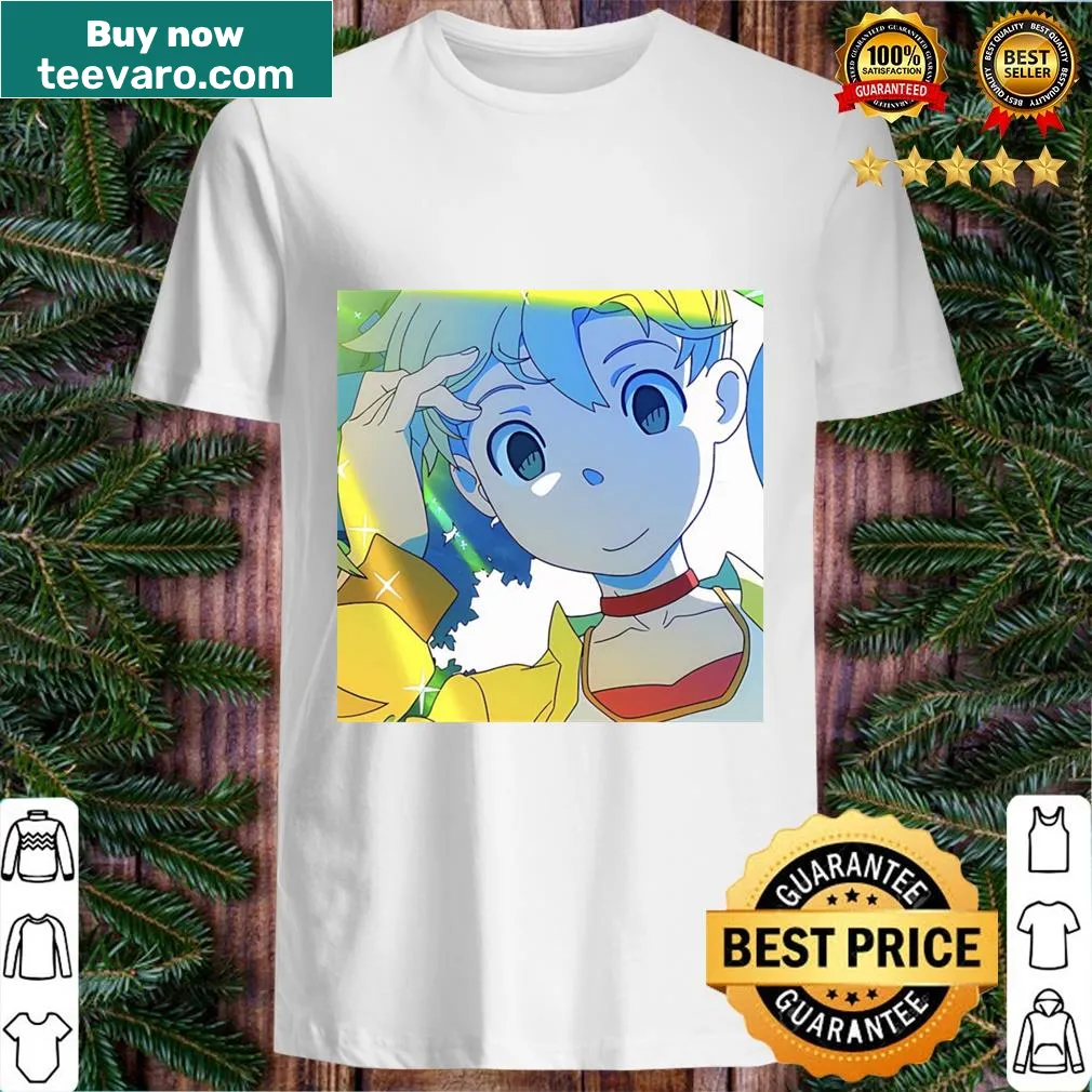 Illustrated summer-themed design on a T-shirt. — on a men's t-shirt