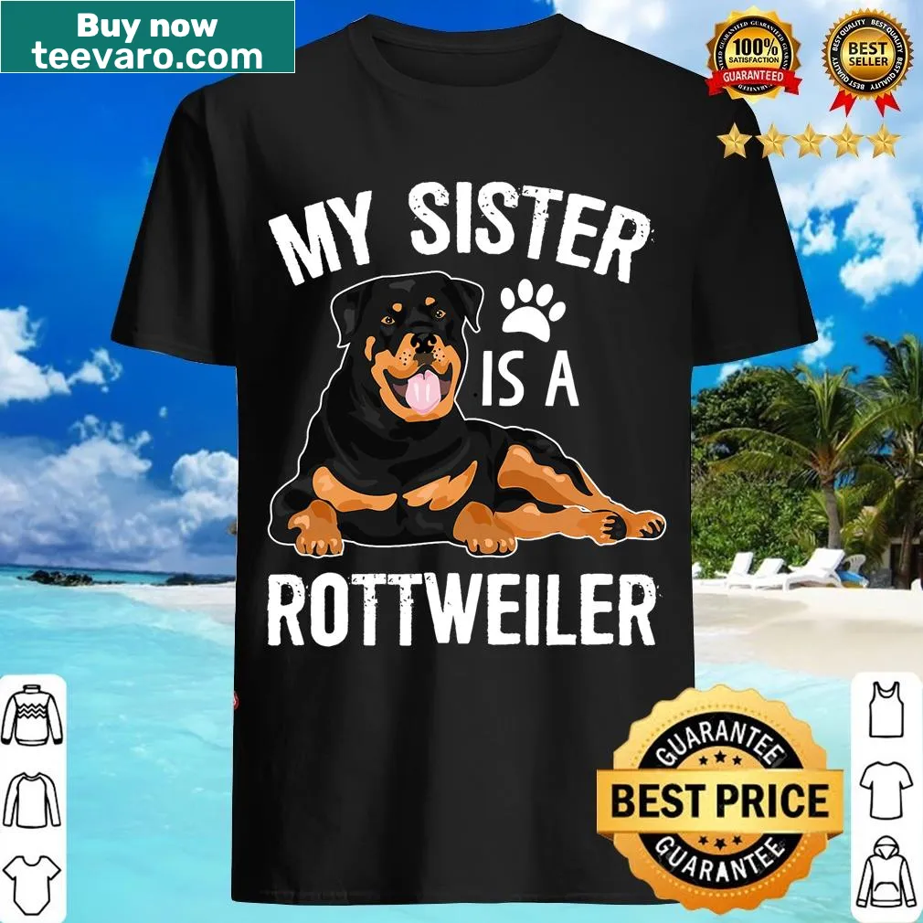 Funny text and graphic about a Rottweiler on a dog lover's t-shirt — on a men's t-shirt