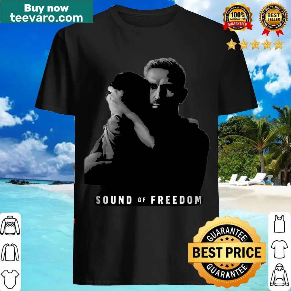 Retro poster-style design with a humorous take on freedom. — on a men's t-shirt