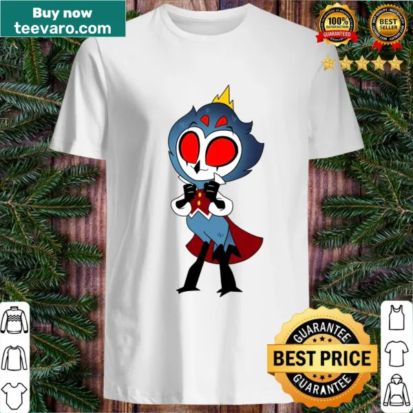 Cartoon graphic of Stolas from Helluva Boss on a T-shirt