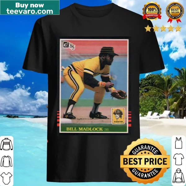 Vintage-style Bill Madlock 1985 Donruss T-shirt with classic design