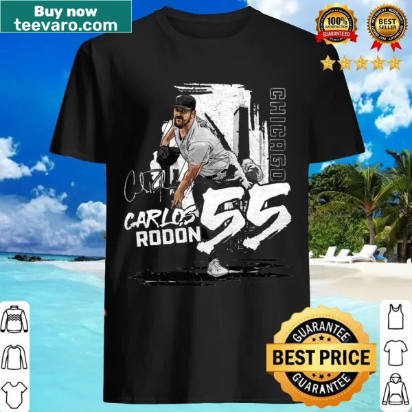Chicago T-shirt featuring Carlos Rodon and state emblem