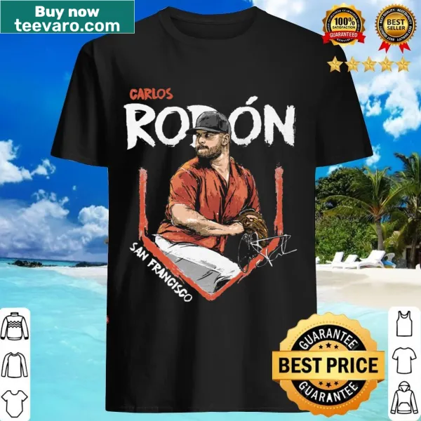 Carlos Rodon San Francisco Base T-shirt featuring player name and number