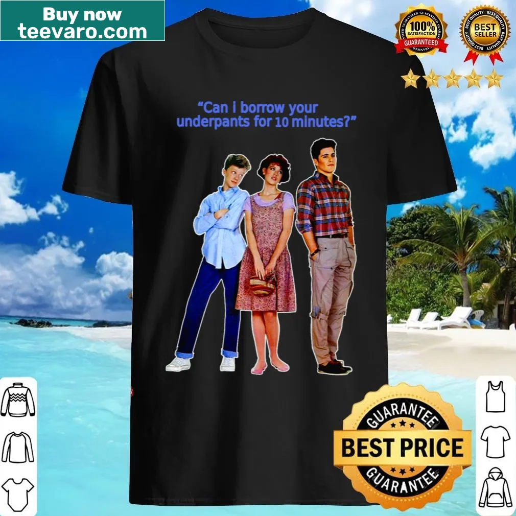 Nostalgic T-shirt celebrating 80s movies — on a men's t-shirt