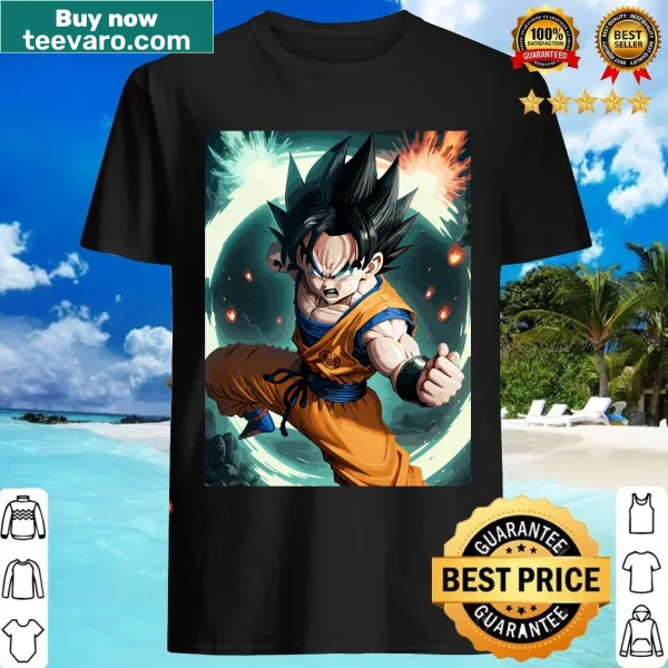 Typography T-shirt reflecting Dragon Ball evolution