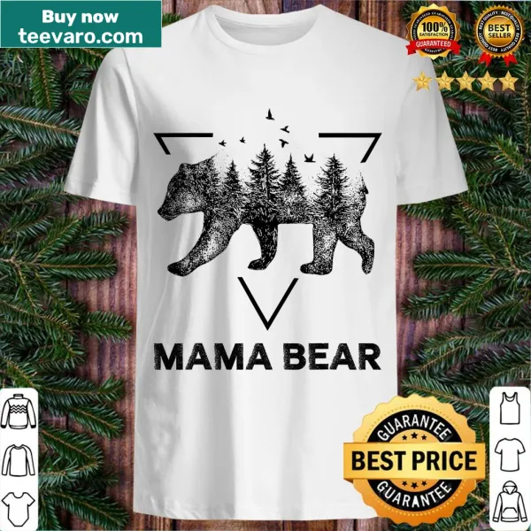 Vintage-style Mommy Bear t-shirt with Native American pride theme