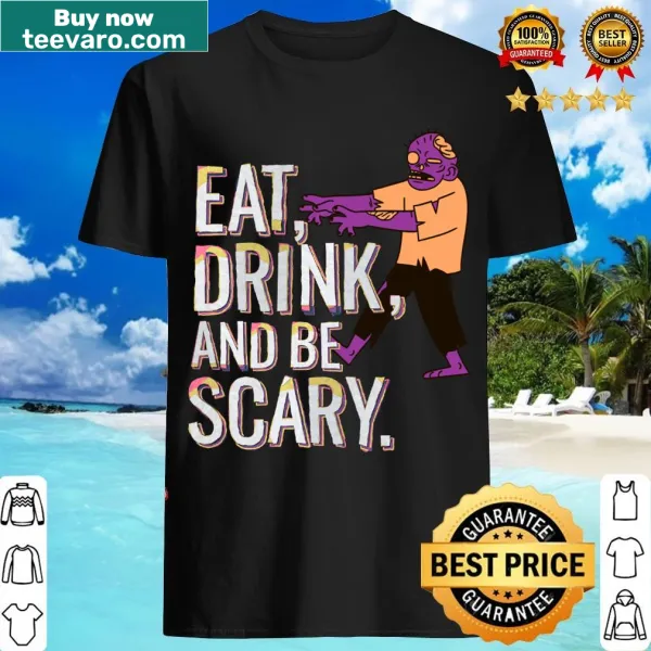 Scary Zombie t-shirt with a haunting graphic of a zombie
