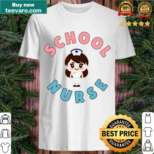 T-shirt honoring school nurses with a caring design