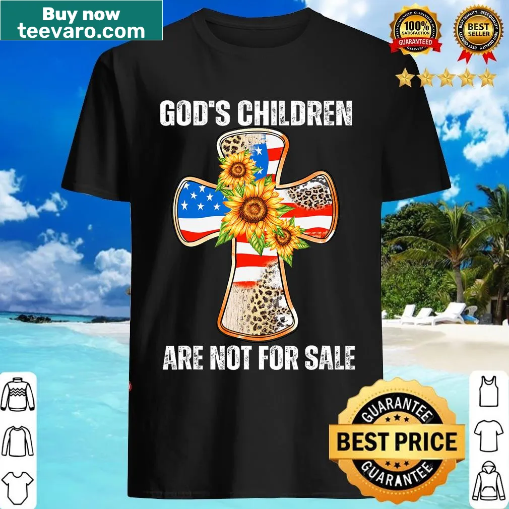Funny political T-shirt with social message about children — on a men's t-shirt