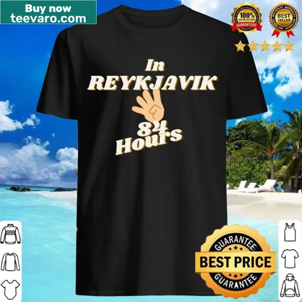 Travel t-shirt showcasing Reykjavik, Iceland with a travel motif