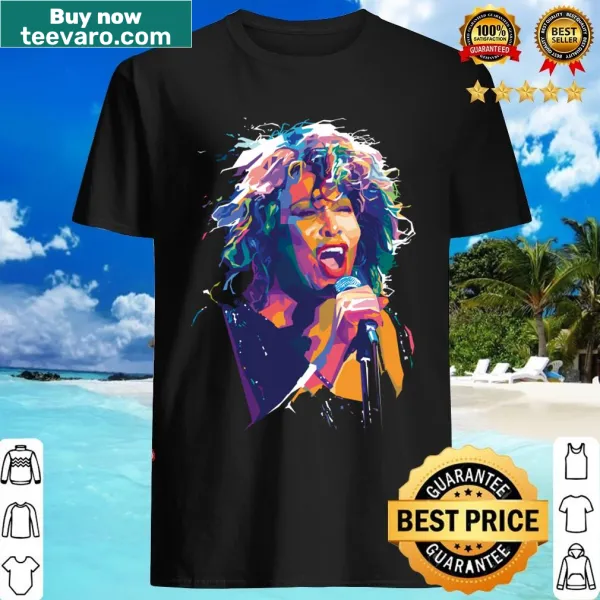 Vibrant WPAP art of Tina Turner celebrating her legacy