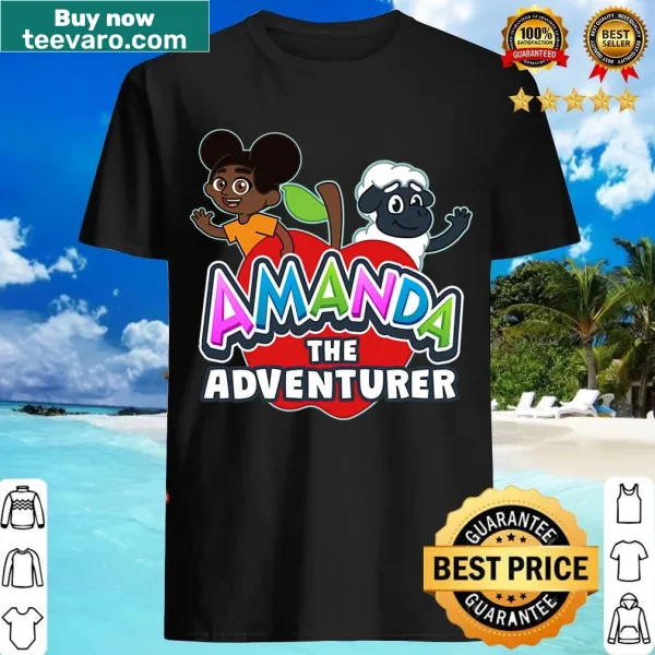 Logo t-shirt featuring Amanda the Adventurer design for explorers