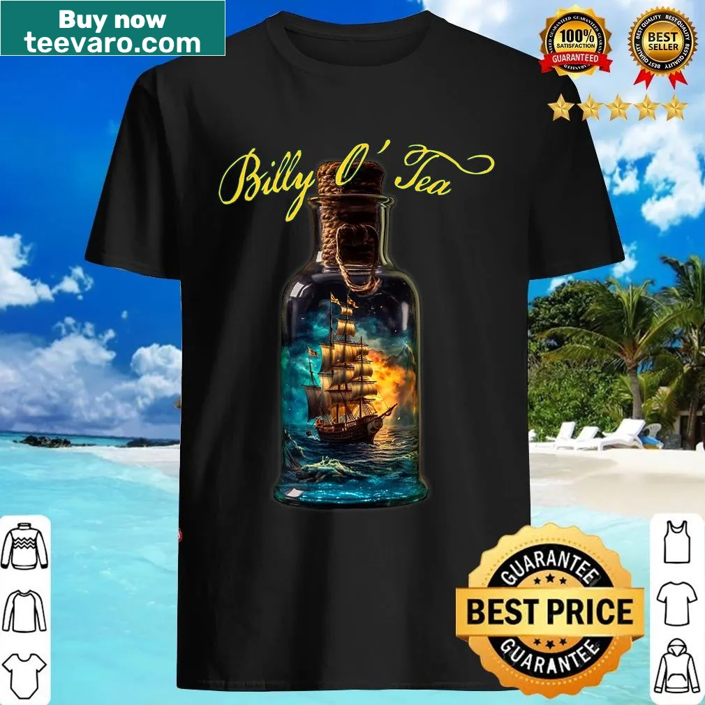 T-shirt inspired by sea shanty featuring nautical design elements — on a men's t-shirt