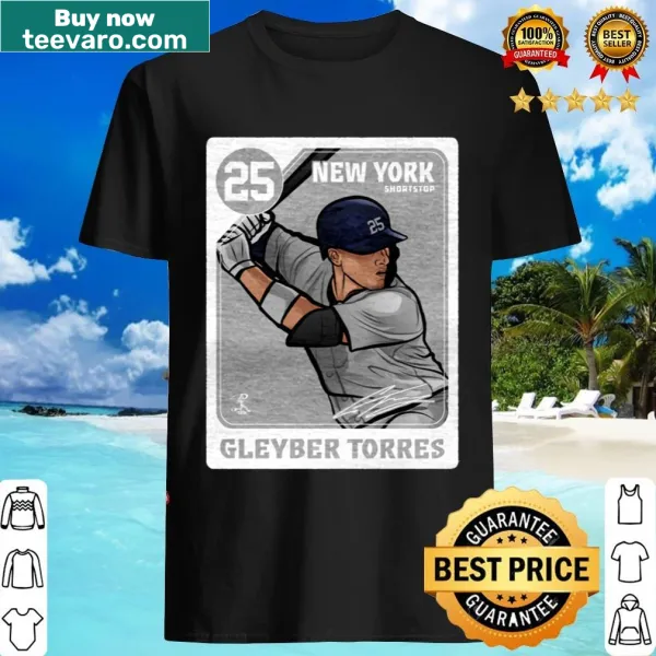 New York Y Card T-shirt featuring Gleyber Torres design
