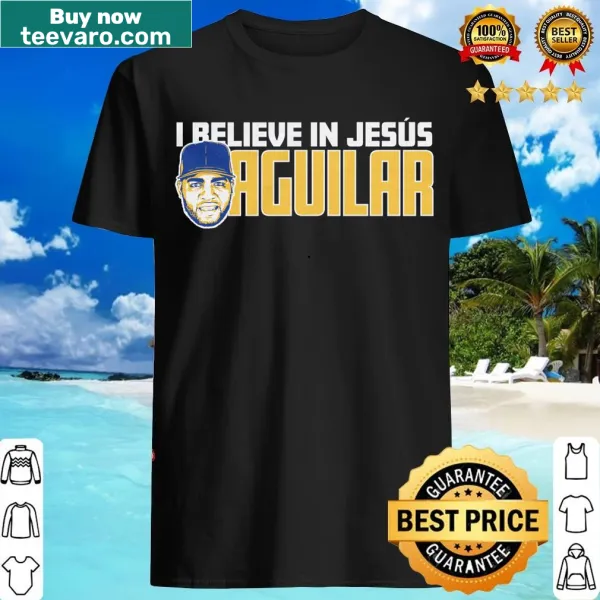Typography t-shirt featuring 'Believe In Jesus' in clean design