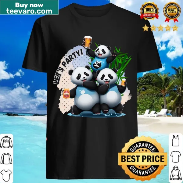 Fun T-shirt with the phrase 'Let's Party'