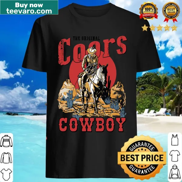Vintage Coors Cowboy t-shirt with a nostalgic Howdy design