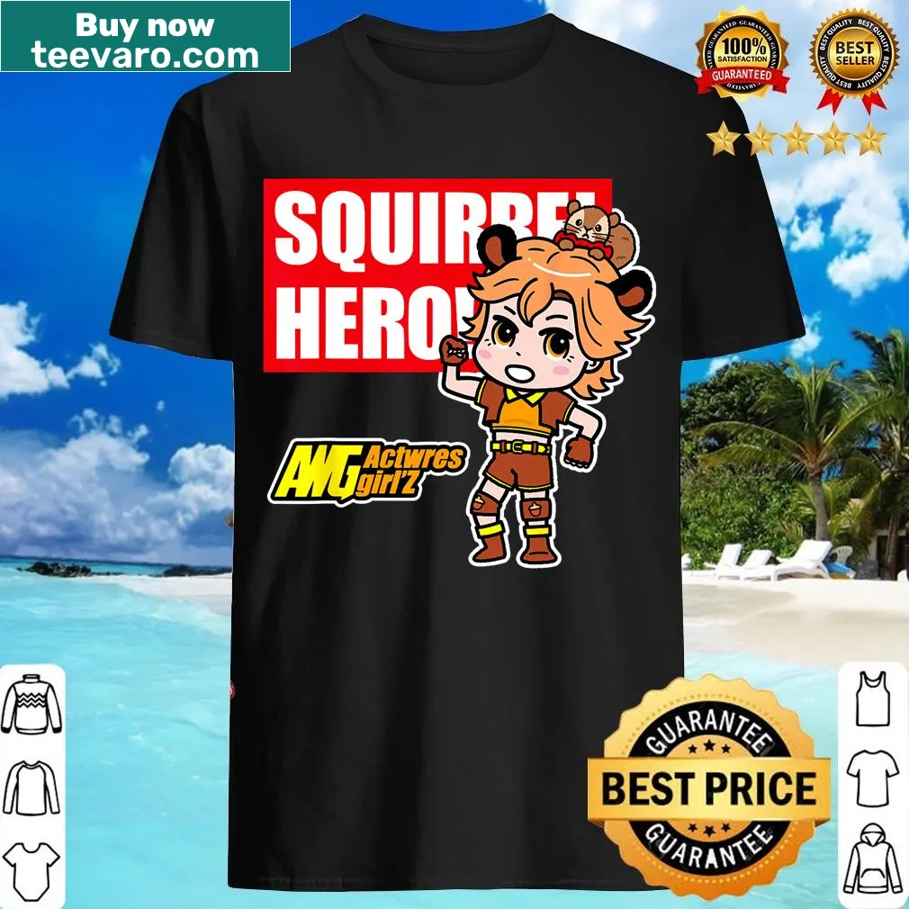 T-shirt featuring illustrations of female pro wrestling characters — on a men's t-shirt