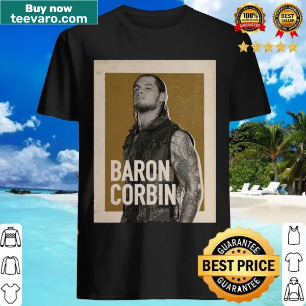 Vintage-style Baron Corbin t-shirt with nostalgic design.