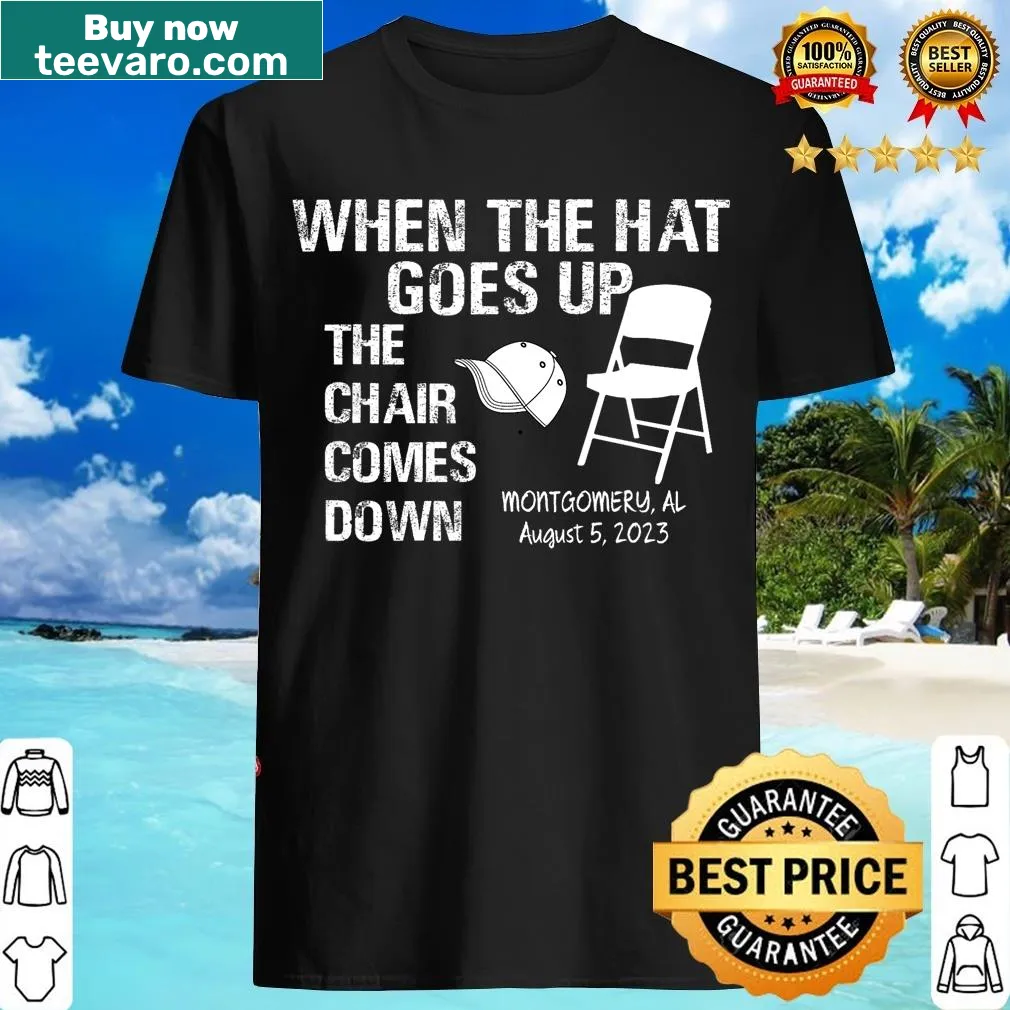 T-shirt about surviving a riverboat brawl — on a men's t-shirt