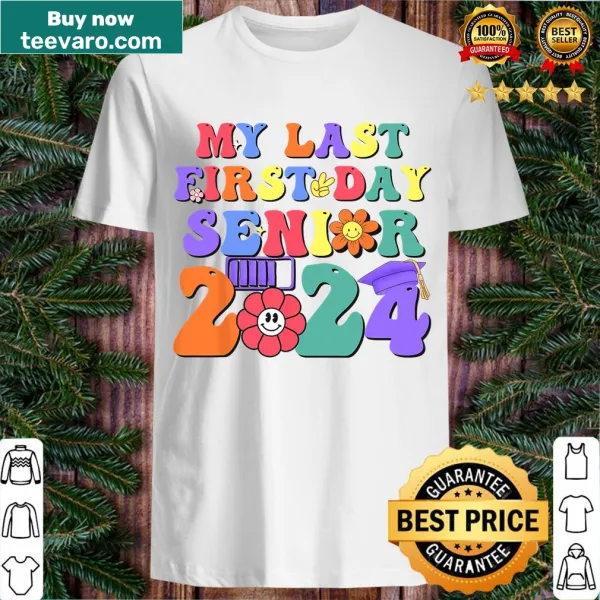 Senior 2024 t-shirt for the last first day of school