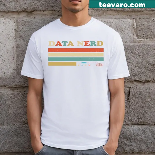 Funny data science-themed t-shirt with humorous text
