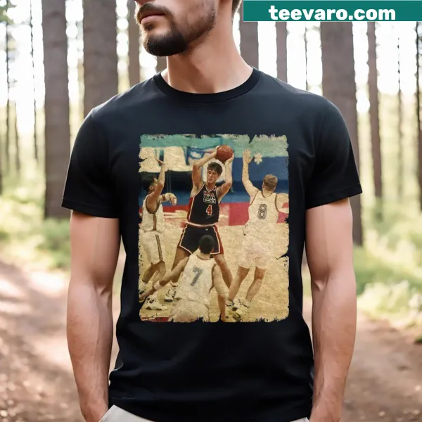 Illustration of Christian Laettner from the 1992 Dream Team