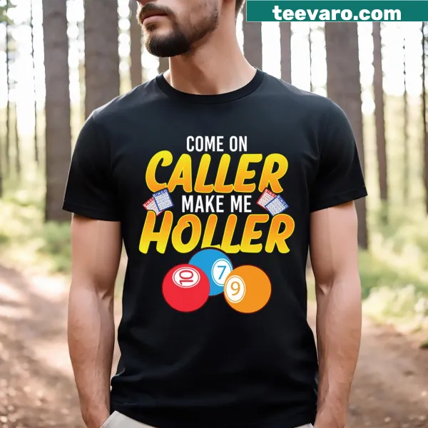 Funny bingo player t-shirt with bold humorous text