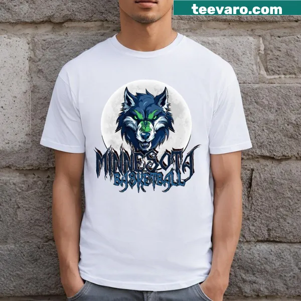 Minnesota basketball themed Halloween T-shirt with playful graphics