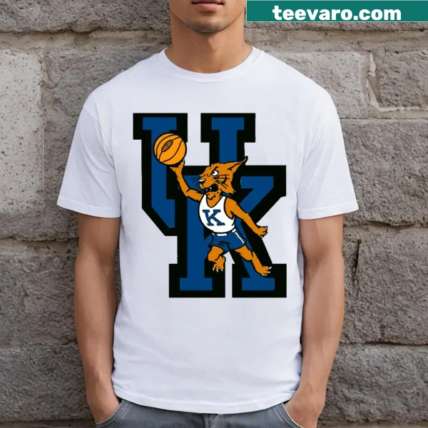 Wildcat basketball retro T-shirt blending vintage with modern design