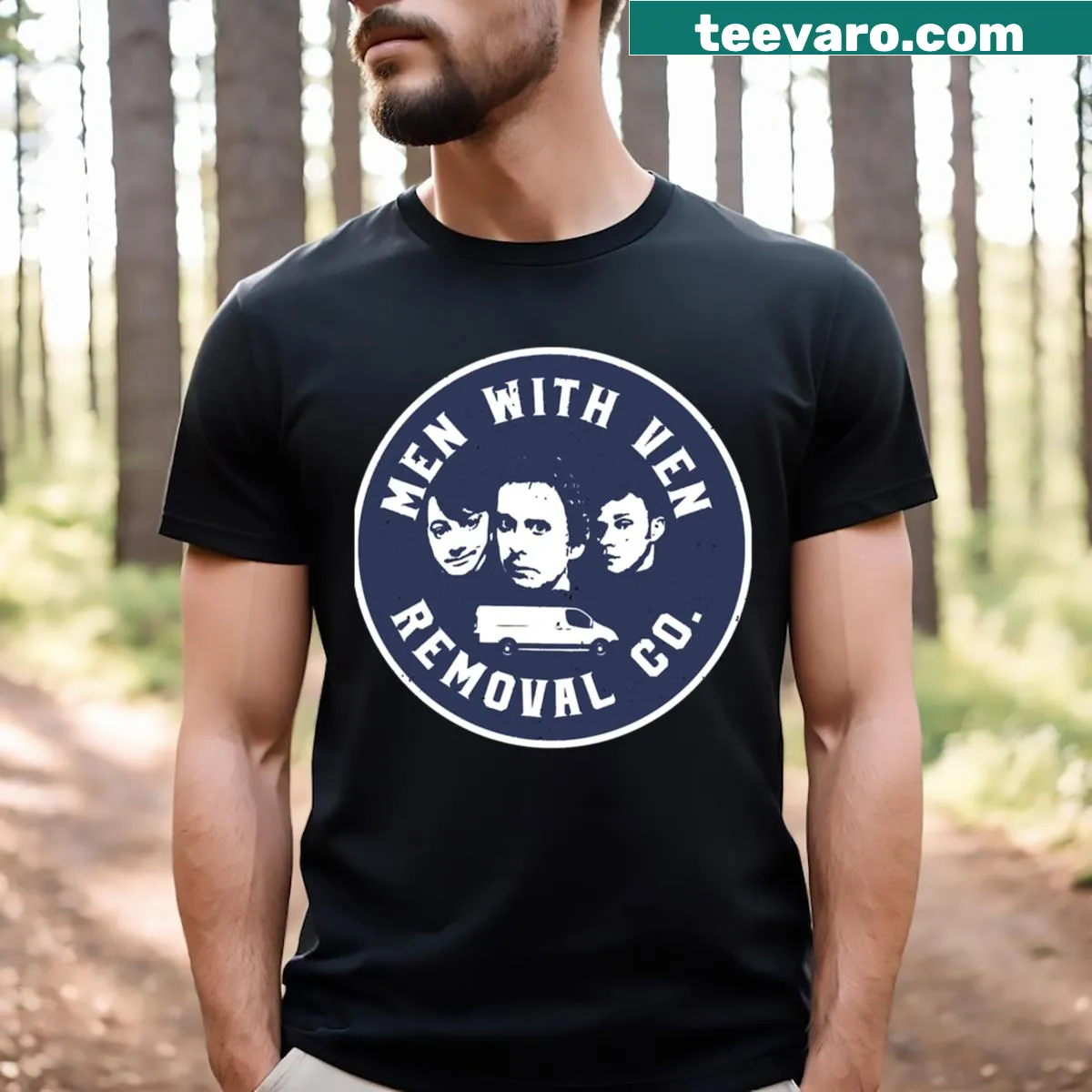 Vintage Peep Show t-shirt with retro graphic design — on a men's t-shirt