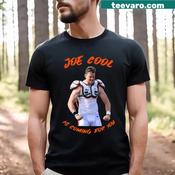Cincinnati Bengals t-shirt featuring 'Joe Cool' phrase about Joe Burrow