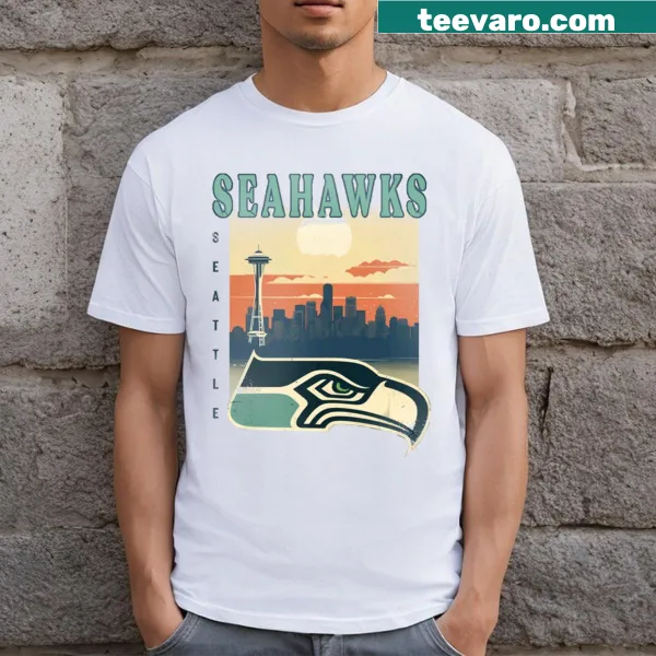 Vintage Seattle Seahawks T-shirt with a classic design