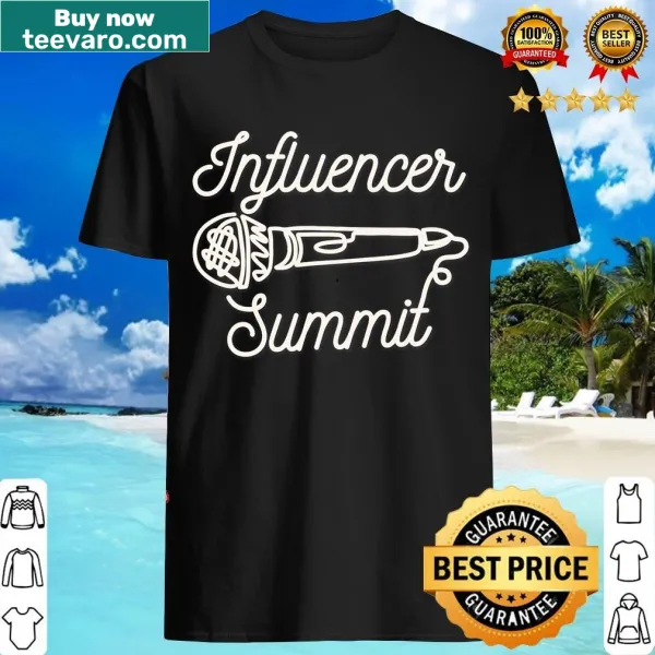 2023 Influencer Summit typography T-shirt