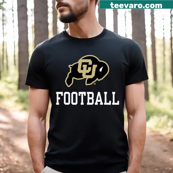 Colorado Buffaloes football logo graphic t-shirt