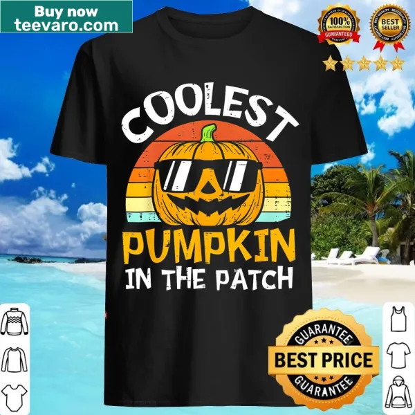 Cute pumpkin illustration Halloween t-shirt for kids