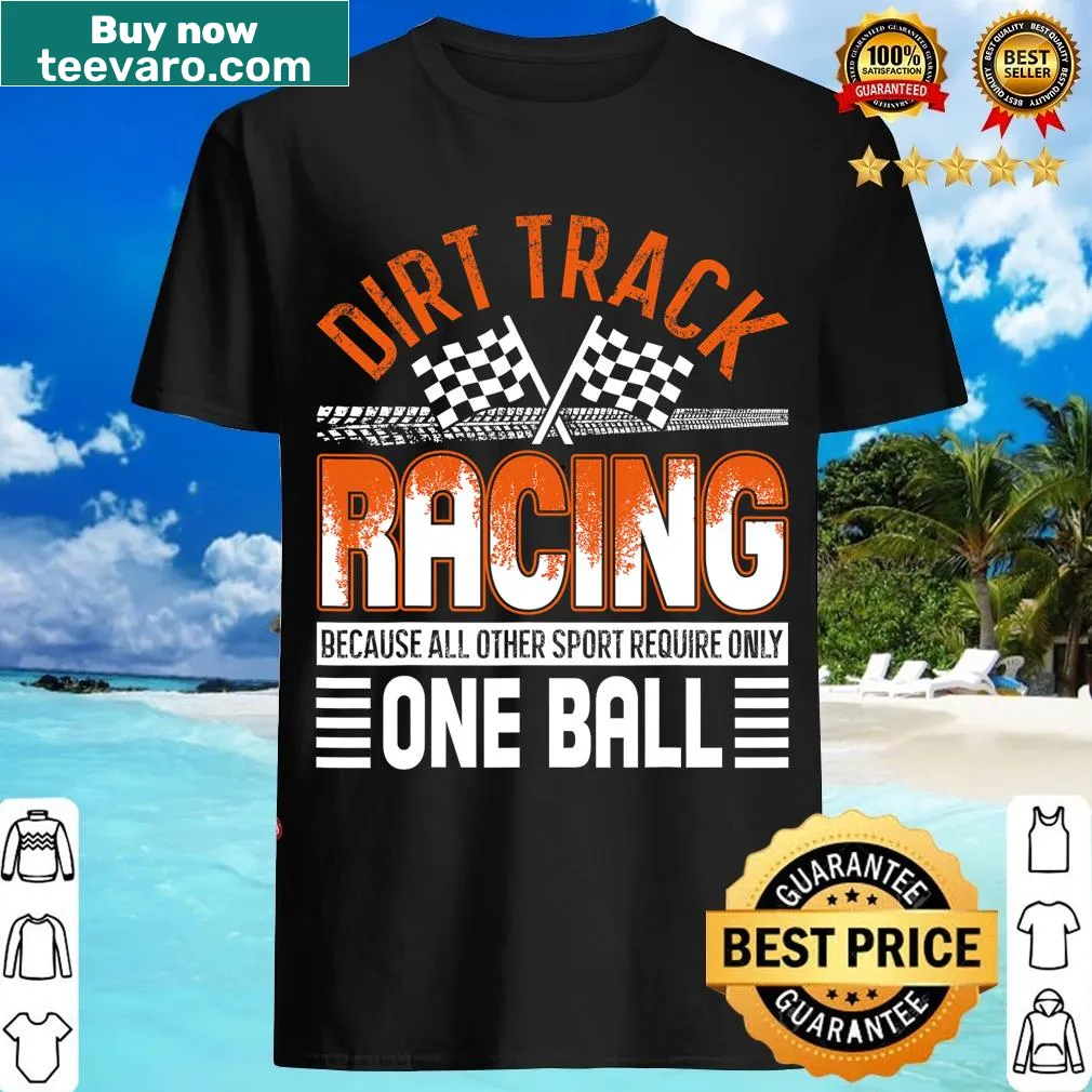 Funny sprint car racing design on a t-shirt — on a men's t-shirt