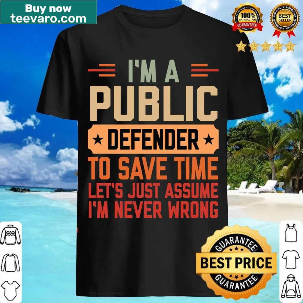 Funny graphic design for public defenders on a T-shirt — on a men's t-shirt
