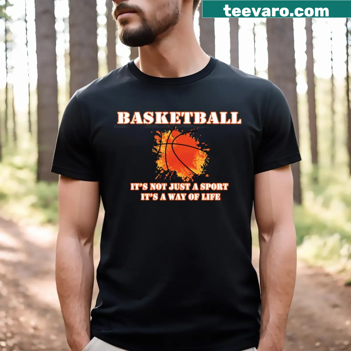 T-shirt with the phrase It's Not Just A Sport It's A Way Of Life — on a men's t-shirt