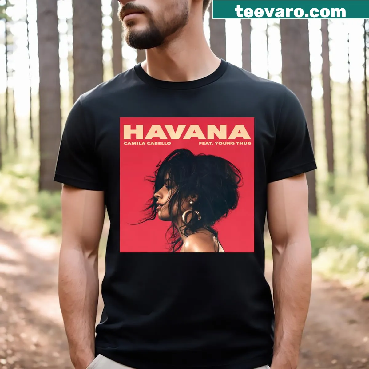 Camila Senorita Tour Essential t-shirt with stylish graphic — on a men's t-shirt